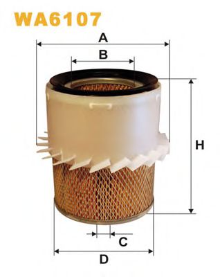 WIX FILTERS WA6107 Воздушный фильтр для DAIHATSU WILDCAT/ROCKY (Дайхатсу Вилдcат/роcкъ) WIX FILTERS WA6107 Воздушный фильтр для DAIHATSU WILDCAT/ROCKY (Дайхатсу Вилдcат/роcкъ)
