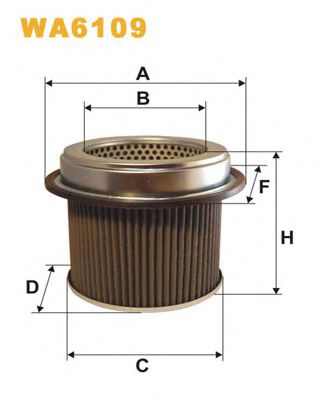 WIX FILTERS WA6109 Воздушный фильтр для MITSUBISHI L 300 STARWAGON (Митсубиши/митсубиси Л 300 старвагон) WIX FILTERS WA6109 Воздушный фильтр для MITSUBISHI L 300 STARWAGON (Митсубиши/митсубиси Л 300 старвагон)