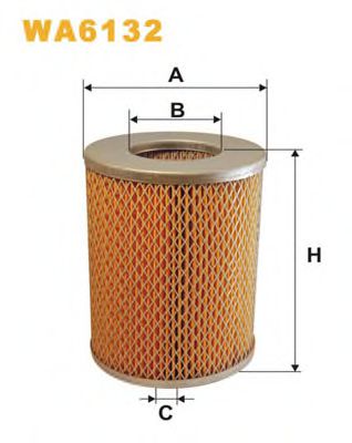 WIX FILTERS WA6132 Воздушный фильтр для TOYOTA HIACE II (Тойота/тоета Хиаcэ 2) WIX FILTERS WA6132 Воздушный фильтр для TOYOTA HIACE II (Тойота/тоета Хиаcэ 2)
