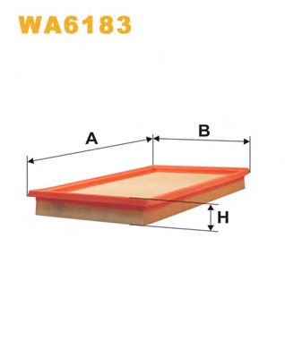 WIX FILTERS WA6183 Воздушный фильтр для OPEL (Опель) WIX FILTERS WA6183 Воздушный фильтр для OPEL (Опель)