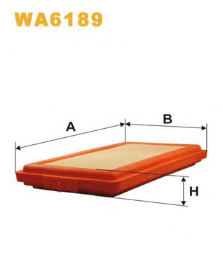 WIX FILTERS WA6189 Воздушный фильтр для BMW 7 (Бмв 7)