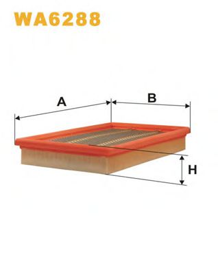 WIX FILTERS WA6288 Воздушный фильтр для MAZDA 323 C IV (Мазда 323 c иv) WIX FILTERS WA6288 Воздушный фильтр для MAZDA 323 C IV (Мазда 323 c иv)