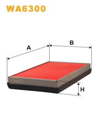 WIX FILTERS WA6300 Воздушный фильтр для NISSAN SILVIA (Ниссан Силvиа)