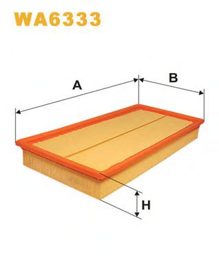 WIX FILTERS WA6333 Воздушный фильтр для SEAT TOLEDO II (Сеат Толедо 2) WIX FILTERS WA6333 Воздушный фильтр для SEAT TOLEDO II (Сеат Толедо 2)