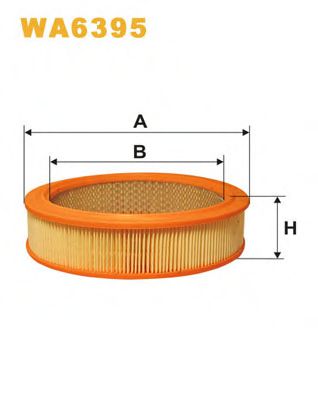 WIX FILTERS WA6395 Воздушный фильтр для FIAT (Фиат) WIX FILTERS WA6395 Воздушный фильтр для FIAT (Фиат)