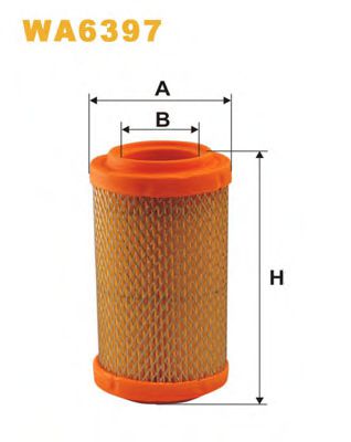 WIX FILTERS WA6397 Воздушный фильтр для FIAT 500 (Фиат 500) WIX FILTERS WA6397 Воздушный фильтр для FIAT 500 (Фиат 500)