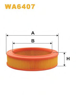 WIX FILTERS WA6407 Воздушный фильтр для FORD GRANADA (Форд Гранада) WIX FILTERS WA6407 Воздушный фильтр для FORD GRANADA (Форд Гранада)
