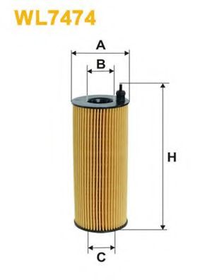 WIX FILTERS WL7474 Масляный фильтр для BMW (Бмв) WIX FILTERS WL7474 Масляный фильтр для BMW (Бмв)