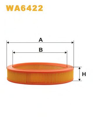 WIX FILTERS WA6422 Воздушный фильтр для FORD GRANADA (Форд Гранада) WIX FILTERS WA6422 Воздушный фильтр для FORD GRANADA (Форд Гранада)