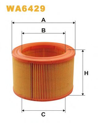 WIX FILTERS WA6429 Воздушный фильтр для PEUGEOT 309 II (Пежо 309 2) WIX FILTERS WA6429 Воздушный фильтр для PEUGEOT 309 II (Пежо 309 2)