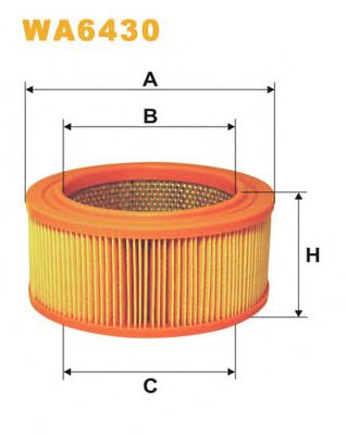 WIX FILTERS WA6430 Воздушный фильтр для VOLVO (Вольво) WIX FILTERS WA6430 Воздушный фильтр для VOLVO (Вольво)
