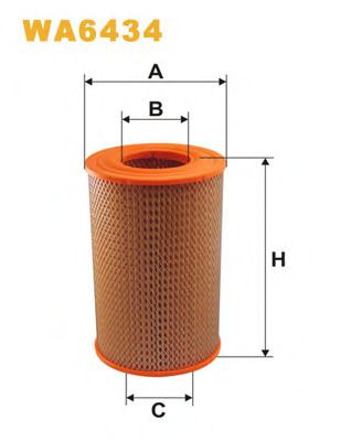 WIX FILTERS WA6434 Воздушный фильтр для LANCIA (Лансиа/лянча) WIX FILTERS WA6434 Воздушный фильтр для LANCIA (Лансиа/лянча)