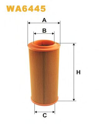 WIX FILTERS WA6445 Воздушный фильтр для VOLKSWAGEN POLO (Фольксваген Поло) WIX FILTERS WA6445 Воздушный фильтр для VOLKSWAGEN POLO (Фольксваген Поло)