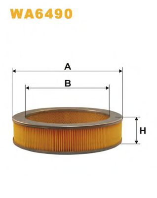 WIX FILTERS WA6490 Воздушный фильтр для MITSUBISHI SAPPORO I (Митсубиши/митсубиси Саппоро и) WIX FILTERS WA6490 Воздушный фильтр для MITSUBISHI SAPPORO I (Митсубиши/митсубиси Саппоро и)