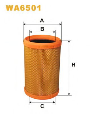WIX FILTERS WA6501 Воздушный фильтр для RENAULT KANGOO (Рено Кангу) WIX FILTERS WA6501 Воздушный фильтр для RENAULT KANGOO (Рено Кангу)