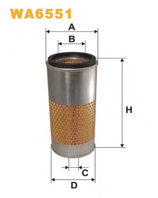 WIX FILTERS WA6551 Воздушный фильтр для LAND ROVER DEFENDER (Ленд ровер/лэнд ровер Дэфэндэр) WIX FILTERS WA6551 Воздушный фильтр для LAND ROVER DEFENDER (Ленд ровер/лэнд ровер Дэфэндэр)