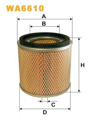 WIX FILTERS WA6610 Воздушный фильтр для DAIHATSU FEROZA HARD TOP (Дайхатсу Фэроза хард топ) WIX FILTERS WA6610 Воздушный фильтр для DAIHATSU FEROZA HARD TOP (Дайхатсу Фэроза хард топ)