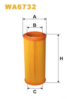 WIX FILTERS WA6732 Воздушный фильтр для FIAT (Фиат) WIX FILTERS WA6732 Воздушный фильтр для FIAT (Фиат)