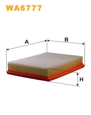 WIX FILTERS WA6777 Воздушный фильтр для OPEL (Опель) WIX FILTERS WA6777 Воздушный фильтр для OPEL (Опель)