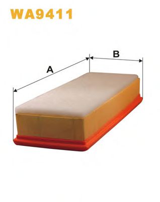 WIX FILTERS WA9411 Воздушный фильтр для PEUGEOT (Пежо)
