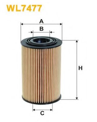WIX FILTERS WL7477 Масляный фильтр для HYUNDAI (Хендай) WIX FILTERS WL7477 Масляный фильтр для HYUNDAI (Хендай)