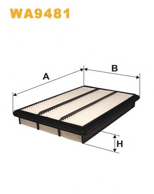 WIX FILTERS WA9481 Воздушный фильтр для MITSUBISHI PAJERO/SHOGUN III (Митсубиши/митсубиси Пажэро/шогун 3) WIX FILTERS WA9481 Воздушный фильтр для MITSUBISHI PAJERO/SHOGUN III (Митсубиши/митсубиси Пажэро/шогун 3)