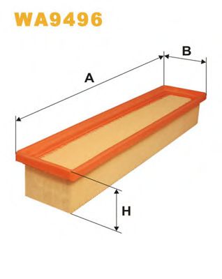 WIX FILTERS WA9496 Воздушный фильтр для DACIA LOGAN II (Дача Логан 2) WIX FILTERS WA9496 Воздушный фильтр для DACIA LOGAN II (Дача Логан 2)