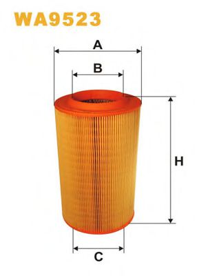 WIX FILTERS WA9523 Воздушный фильтр для FIAT (Фиат) WIX FILTERS WA9523 Воздушный фильтр для FIAT (Фиат)