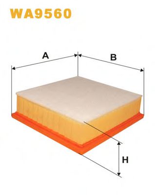WIX FILTERS WA9560 Воздушный фильтр для FIAT (Фиат)