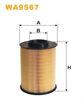 WIX FILTERS WA9567 Воздушный фильтр для VOLVO S40 II (Вольво S40 2) WIX FILTERS WA9567 Воздушный фильтр для VOLVO S40 II (Вольво S40 2)
