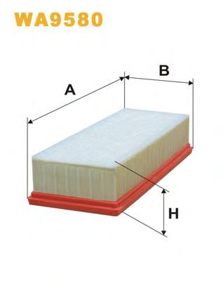 WIX FILTERS WA9580 Воздушный фильтр для AUDI Q5 (Ауди Кью 5) WIX FILTERS WA9580 Воздушный фильтр для AUDI Q5 (Ауди Кью 5)