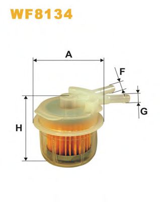 WIX FILTERS WF8134 Топливный фильтр для TOYOTA TERCEL (Тойота/тоета Тэрcэл) WIX FILTERS WF8134 Топливный фильтр для TOYOTA TERCEL (Тойота/тоета Тэрcэл)