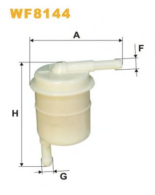 WIX FILTERS WF8144 Топливный фильтр для NISSAN (Ниссан) WIX FILTERS WF8144 Топливный фильтр для NISSAN (Ниссан)