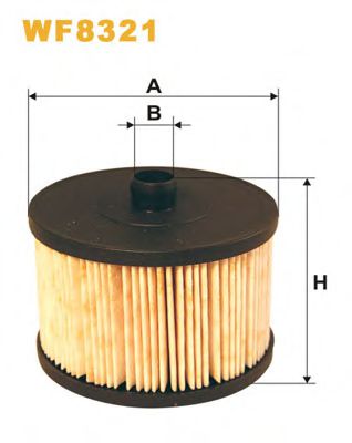 WIX FILTERS WF8321 Топливный фильтр для PEUGEOT 407 (Пежо 407) WIX FILTERS WF8321 Топливный фильтр для PEUGEOT 407 (Пежо 407)