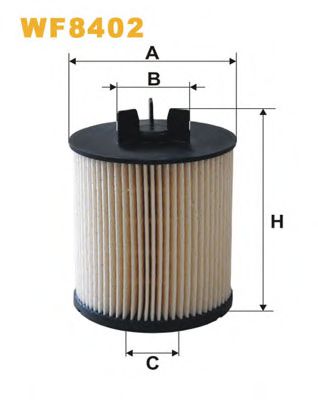 WIX FILTERS WF8402 Топливный фильтр для AUDI A2 (Ауди А2) WIX FILTERS WF8402 Топливный фильтр для AUDI A2 (Ауди А2)