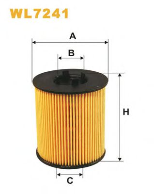 WIX FILTERS WL7241 Масляный фильтр для OPEL OMEGA B (Опель Омега б) WIX FILTERS WL7241 Масляный фильтр для OPEL OMEGA B (Опель Омега б)