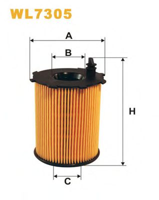 WIX FILTERS WL7305 Масляный фильтр для VOLVO C30 (Вольво C30) WIX FILTERS WL7305 Масляный фильтр для VOLVO C30 (Вольво C30)