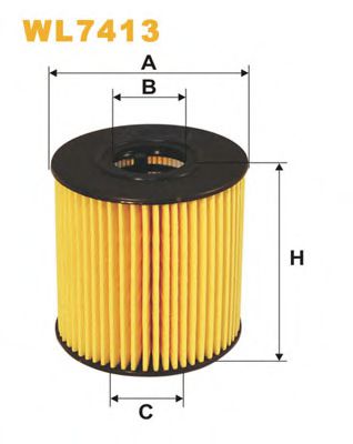 WIX FILTERS WL7413 Масляный фильтр для LAND-ROVER (Ланд-ровер) WIX FILTERS WL7413 Масляный фильтр для LAND-ROVER (Ланд-ровер)