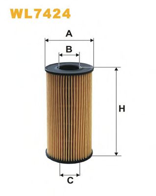 WIX FILTERS WL7424 Масляный фильтр для RENAULT KADJAR (Рено Каджар) WIX FILTERS WL7424 Масляный фильтр для RENAULT KADJAR (Рено Каджар)