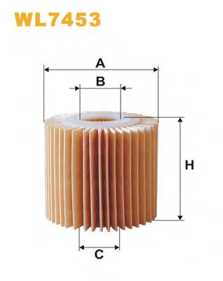WIX FILTERS WL7453 Масляный фильтр для LEXUS (Лексус) WIX FILTERS WL7453 Масляный фильтр для LEXUS (Лексус)