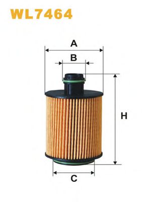 WIX FILTERS WL7464 Масляный фильтр для FIAT DOBLO (Фиат Добло) WIX FILTERS WL7464 Масляный фильтр для FIAT DOBLO (Фиат Добло)