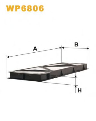 WIX FILTERS WP6806 Фильтр, воздух во внутренном пространстве для AUDI (Ауди) WIX FILTERS WP6806 Фильтр, воздух во внутренном пространстве для AUDI (Ауди)