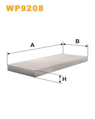 WIX FILTERS WP9208 Фильтр, воздух во внутренном пространстве для CITROËN DISPATCH (CитроËн Диспатч) WIX FILTERS WP9208 Фильтр, воздух во внутренном пространстве для CITROËN DISPATCH (CитроËн Диспатч)