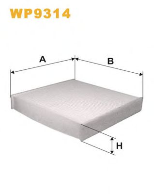 WIX FILTERS WP9314 Фильтр, воздух во внутренном пространстве для DAIHATSU (Дайхатсу) WIX FILTERS WP9314 Фильтр, воздух во внутренном пространстве для DAIHATSU (Дайхатсу)