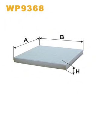 WIX FILTERS WP9368 Фильтр, воздух во внутренном пространстве для FIAT DUCATO (Фиат Дукато) WIX FILTERS WP9368 Фильтр, воздух во внутренном пространстве для FIAT DUCATO (Фиат Дукато)