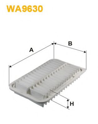 WIX FILTERS WA9630 Воздушный фильтр для OPEL (Опель) WIX FILTERS WA9630 Воздушный фильтр для OPEL (Опель)
