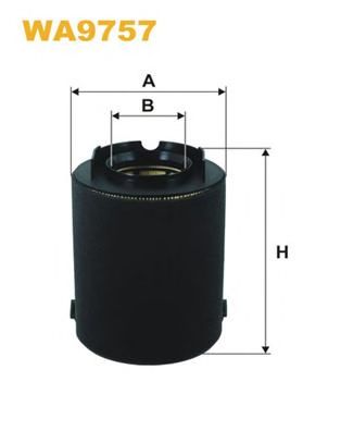 WIX FILTERS WA9757 Воздушный фильтр для VOLKSWAGEN GOLF AN (Фольксваген Гольф ан) WIX FILTERS WA9757 Воздушный фильтр для VOLKSWAGEN GOLF AN (Фольксваген Гольф ан)