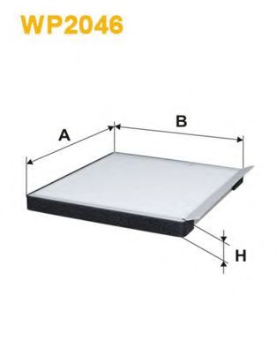 WIX FILTERS WP2046 Фильтр, воздух во внутренном пространстве для HYUNDAI ELANTRA GT (Хендай Элантра джити)