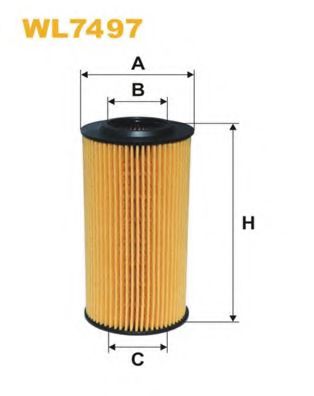 WIX FILTERS WL7497 Масляный фильтр для VOLVO C30 (Вольво C30) WIX FILTERS WL7497 Масляный фильтр для VOLVO C30 (Вольво C30)