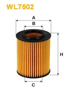 WIX FILTERS WL7502 Масляный фильтр для BMW (Бмв) WIX FILTERS WL7502 Масляный фильтр для BMW (Бмв)